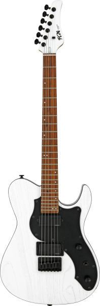 FGN E-Gitarre, J-Standard Iliad Dark Evolution 664, Open Pore White, Tasche, FGJIL2ASHDE664ROPW