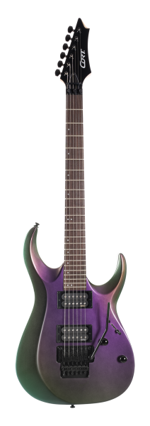 CORT E-Gitarre, X-300, Flip Purple