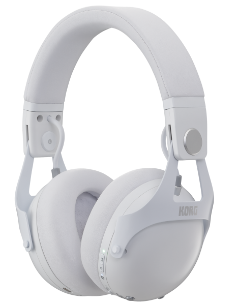 KORG Kopfhörer, NC-Q1, Noise Cancelling, Bluetooth, weiß, für DJs