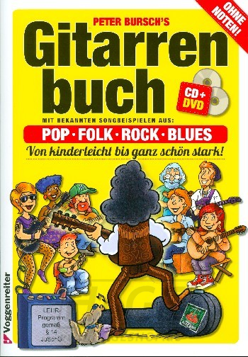Gitarrenbuch Band 1 (+DVD +CD) Peter Bursch