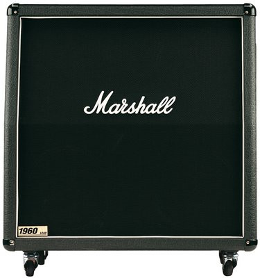 MARSHALL E-Gitarrenbox, 300 Watt, 4x12", 16/2x8 Ohm mono/stereo, abgeschrägt, MR1960A