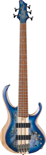 IBANEZ BTB Serie E-Bass 5 String - Cerulean Blue Burst Low Gloss, BTB845-CBL