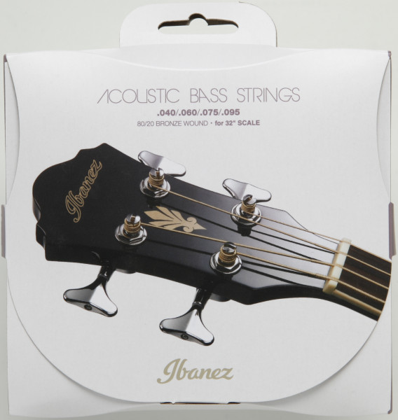 IBANEZ Saiten Set für 4 String Akustikbass 32" Mensur .040/.060/ 075/.095 Carbon-Coated 80/20 Bronze