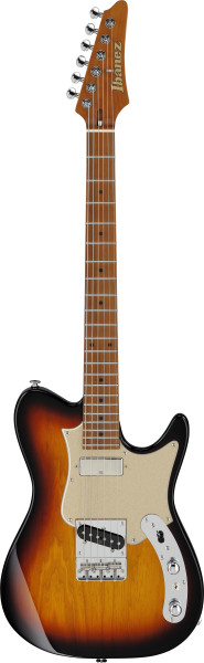 IBANEZ AZS Serie E-Gitarre 6 String Single Cut - Tri Fade Burst + Case, AZS2209H-TFB