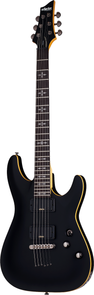 SCHECTER E-Gitarre, Demon 6, Aged Black Satin ; SC3660